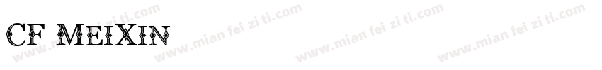 CF MeiXin字体转换